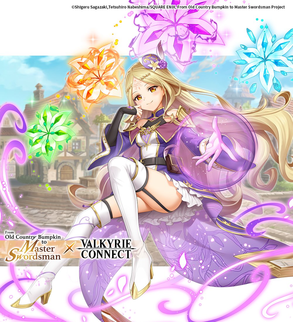 vconnect_en's tweet image. Collab Hero Introduction
Introducing Youthful Mage Sortishia, voiced by #AyakaOhashi!
Sortishia is donning Lucy Diamond's outfit. In addition to her own magical power, she has gained Lucy's knowledge and experience, making her an even bigger threat.
#ValkyrieConnect…