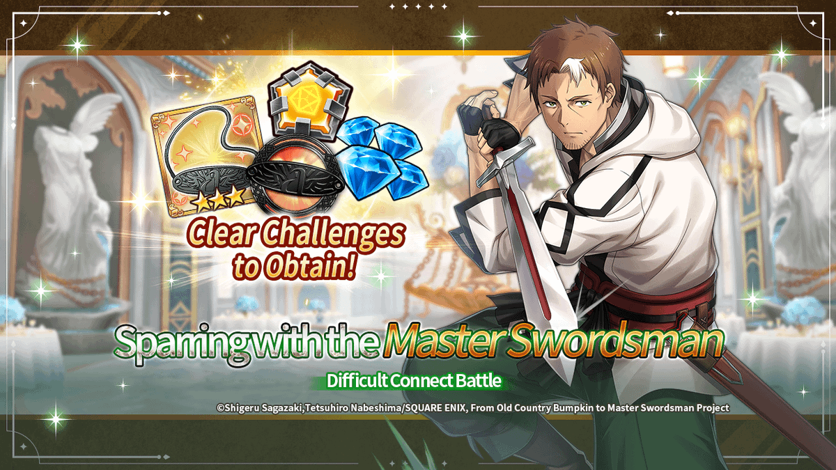 vconnect_en's tweet image. Current Event Info!
🔥High-Difficulty Connect🔥
Sparring with the Master Swordsman
Clear Challenges for collab-exclusive Gear and badges!
How will you fare against the master swordsman?
#ValkyrieConnect
#bumpkin_anime