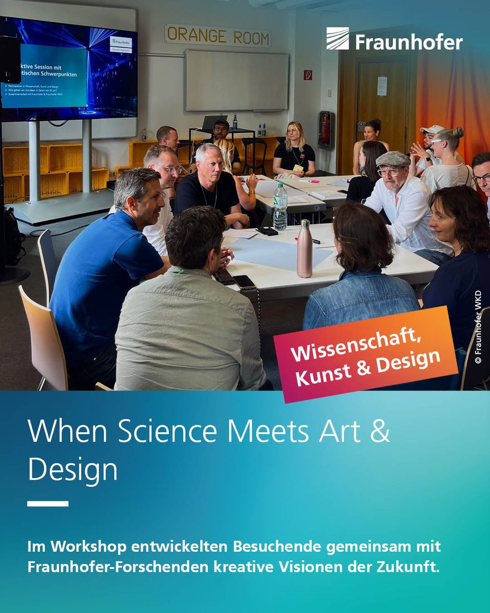 Fraunhofer's tweet image. ✨Das war das #FestivalDerZukunft2025 !🚀 Das Fraunhofer-Netzwerk »Wissenschaft, Kunst und Design« und die Stabsstelle Bürgerformate präsentierten sechs Projekte, die Zukunftsfragen kreativ und interdisziplinär beleuchten.