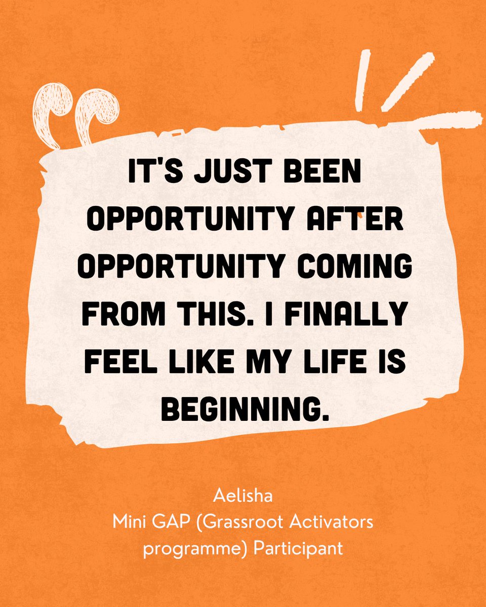 Grassroot_Comm's tweet image. Aelisha’s passion for cooking has taken off since joining our GAP (Grassroot Activators Programme).
We connected her with Cafe Conscious, where she started as a volunteer community cook, and now she’s landed paid cooking opportunities.
From talent to thriving! Go Aelisha! 👏