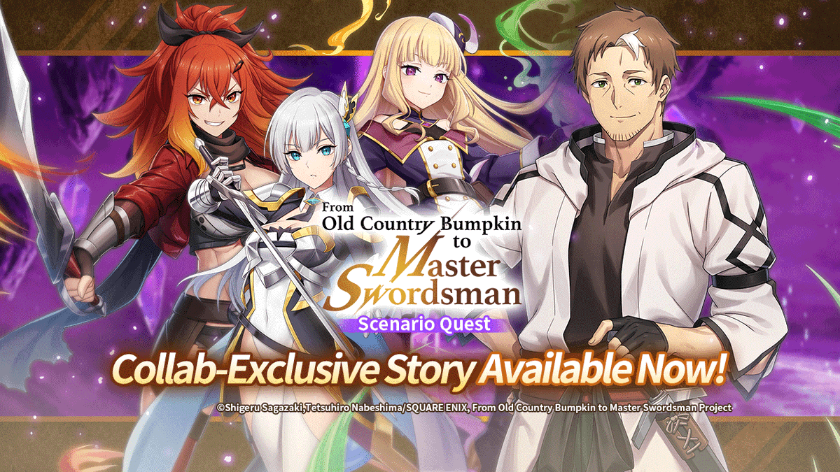 vconnect_en's tweet image. Collab-Exclusive Scenario!
While working a job for the guild, Beryl and his friends find themselves transported to the world of Valkyrie Connect!
They meet Skuld, Hel, and the hero of the runestones and decide to look for a way home, but...
Check the in-game Scenario Quest for…