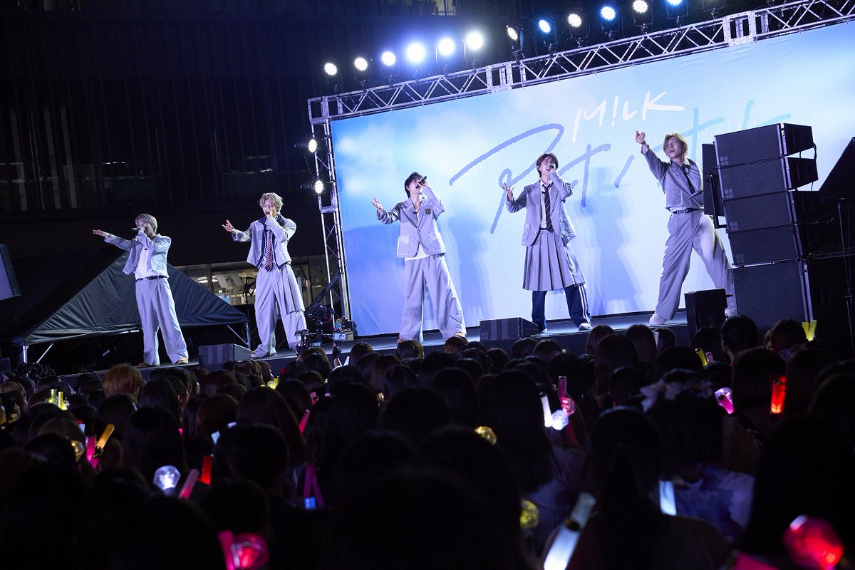 M!LKの5人、新曲リリイベ前に 涼しげな浴衣姿で囲み取材🎐 佐野勇斗、X