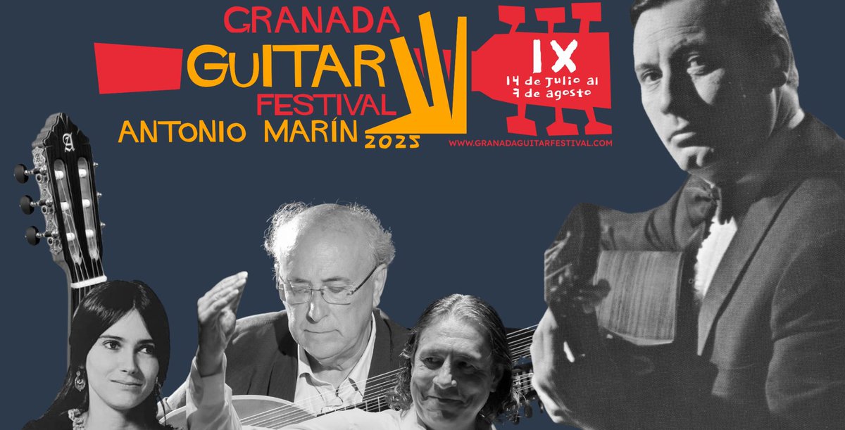 alhambracultura's tweet image. 💚¡No te pierdas los conciertos gratuitos que acoge @alhambracultura del 14 al 28 de julio en el Festival Internacional. de la guitarra!
Actuaciones de Julia Trintschuk, Pepe Romero, alumnos de su masterclass y José Miguel Moreno. Reserva aquí: alhambra-patronato.es/disfrutar/fest… ✨