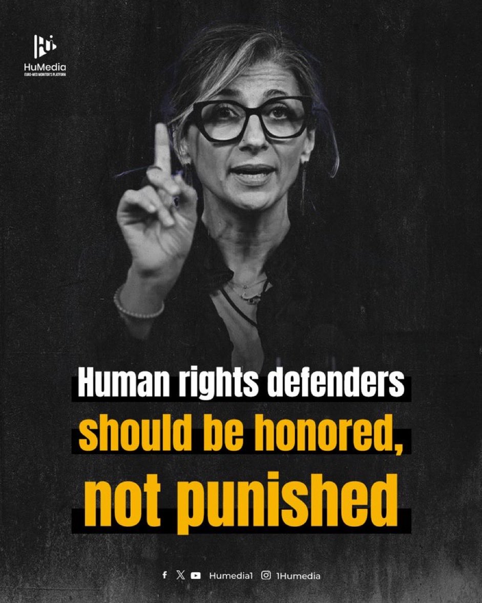 If you believe in truth
If you believe in justice
If you believe in the sanctity of life

Stand with Francesca Albanese

🇵🇸