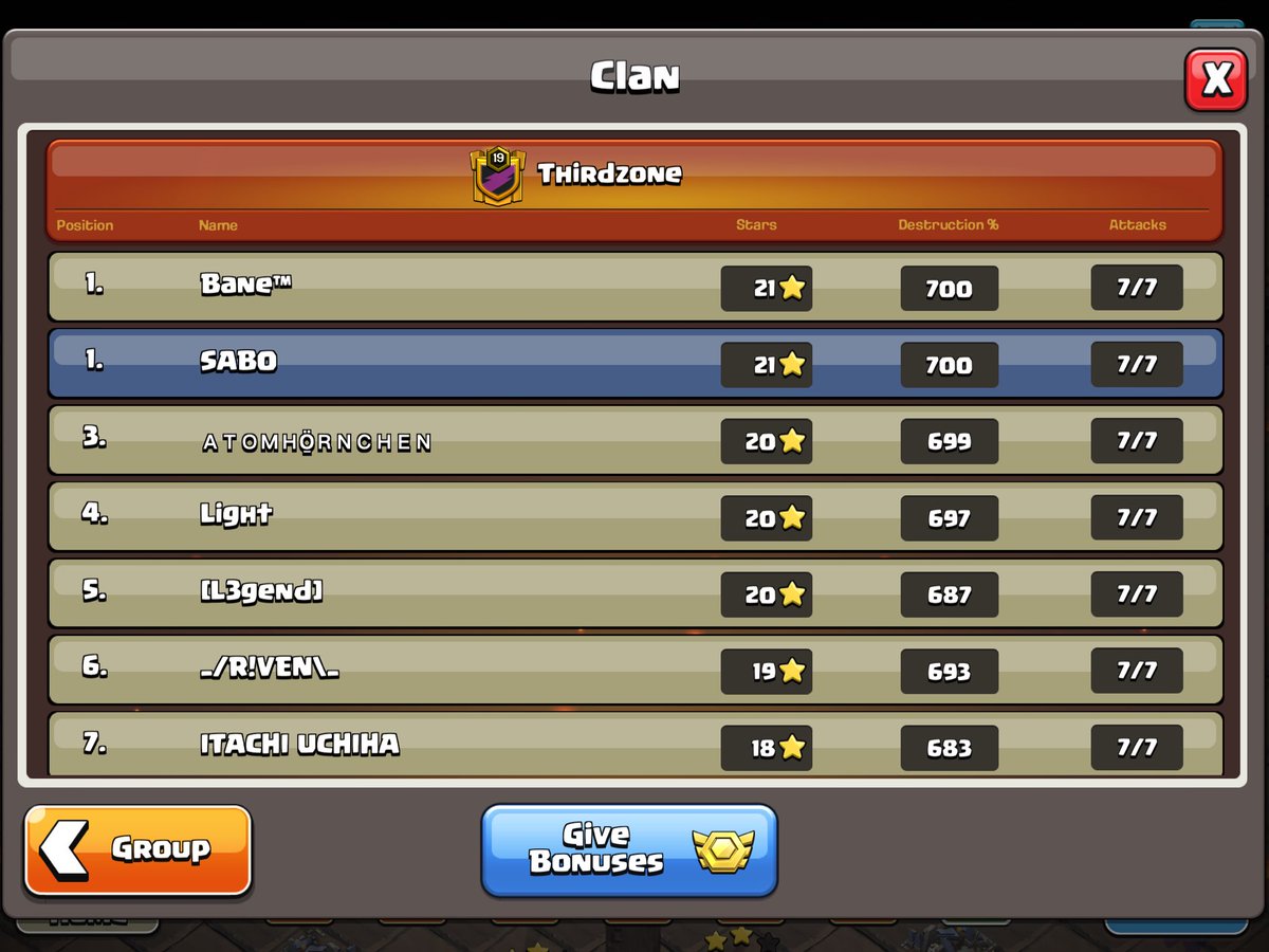 🏆 Perfect CWL run!(C1,C2)