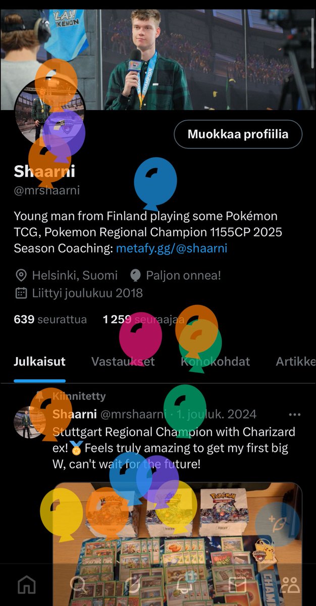 It’s my 18th balloon day! 🥳