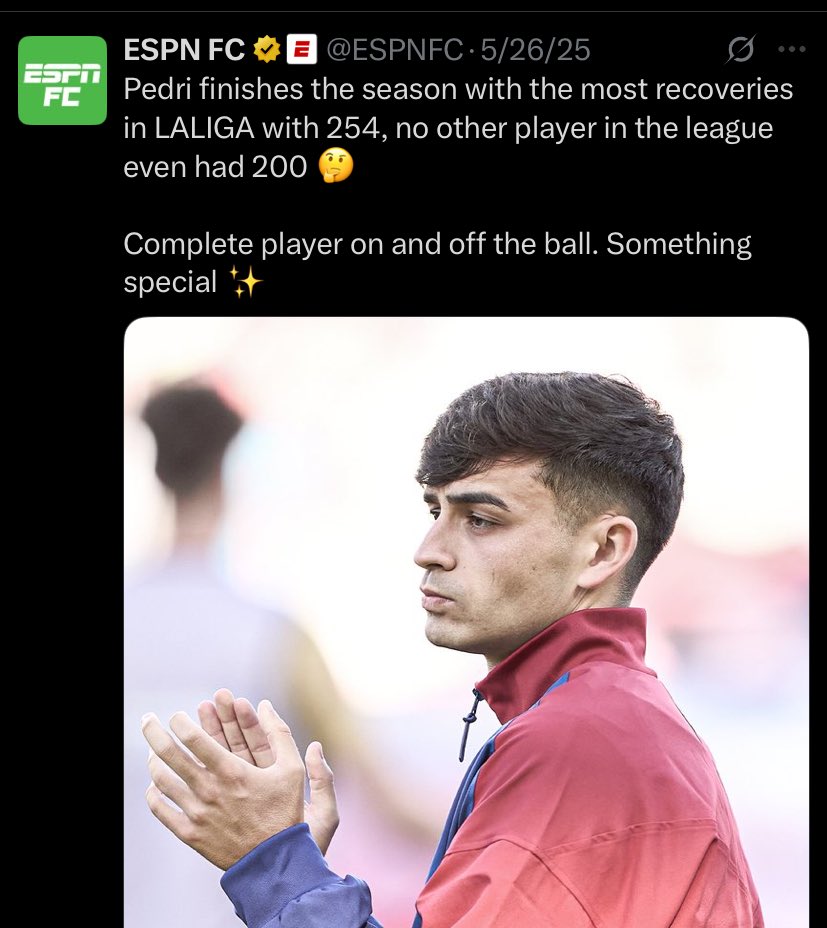 this Pedri?? are you slow??