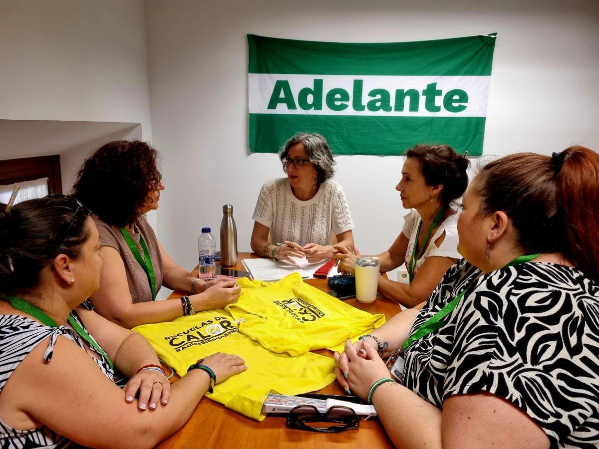 Escuelas de Calor (@escuelasdecalor) on Twitter photo El curso terminó pero nosotras seguimos como el stress térmico en las aulas🔥
Agradecemos a <a href="/psoedeandalucia/">PSOE de Andalucía</a> y <a href="/AdelanteAND/">Adelante Andalucía</a> su firme interés en hacer cumplir a <a href="/JuanMa_Moreno/">Juanma Moreno</a> nuestra #LeyDeBioclimatizacion de C.Educativos que lleva 5 años en un cajón del BOJA
#AulasSiSaunasNo El curso terminó pero nosotras seguimos como el stress térmico en las aulas🔥
Agradecemos a <a href="/psoedeandalucia/">PSOE de Andalucía</a> y <a href="/AdelanteAND/">Adelante Andalucía</a> su firme interés en hacer cumplir a <a href="/JuanMa_Moreno/">Juanma Moreno</a> nuestra #LeyDeBioclimatizacion de C.Educativos que lleva 5 años en un cajón del BOJA
#AulasSiSaunasNo