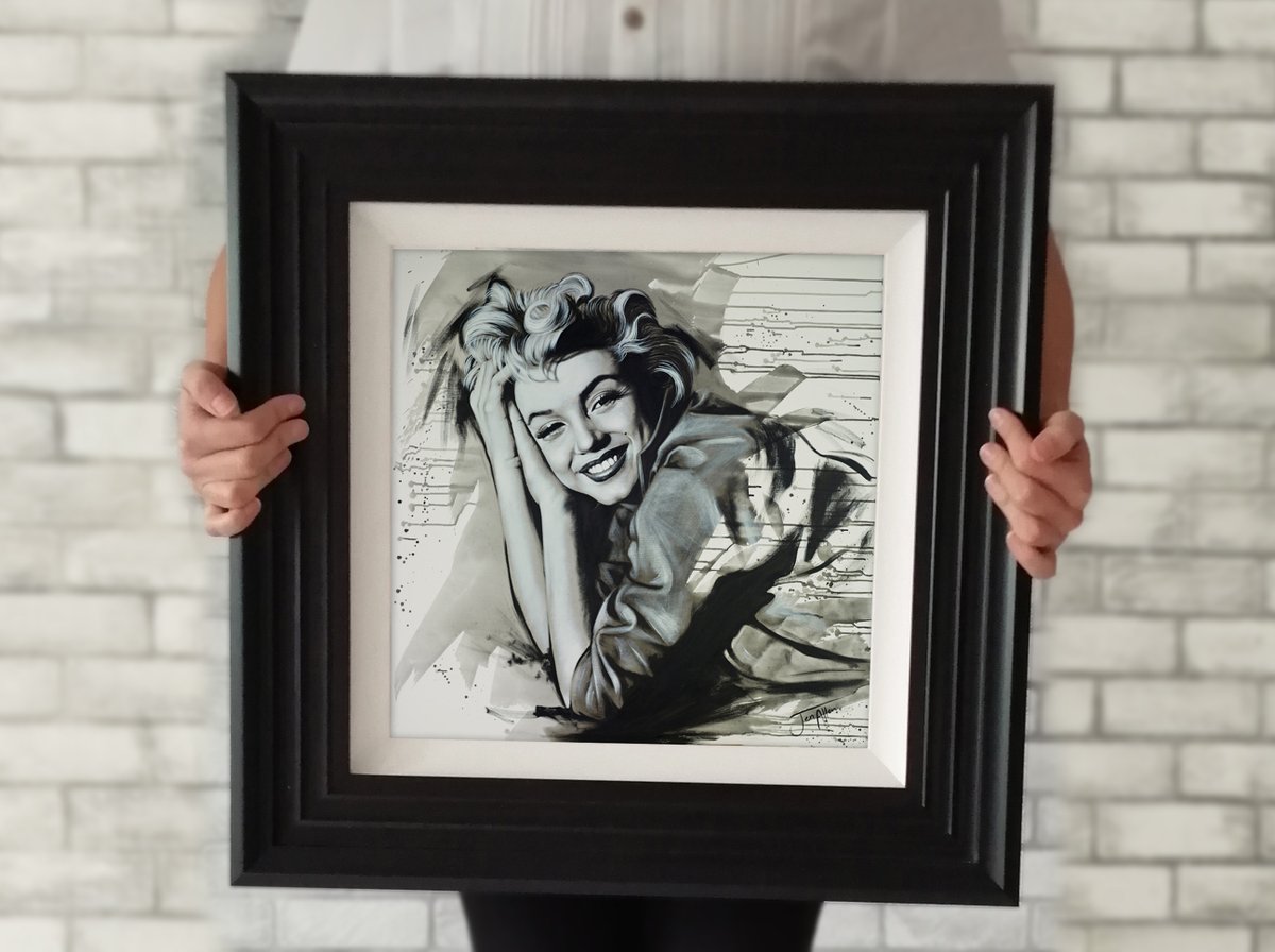 From my early black-&amp;-white studio days to its debut in Birmingham—lovingly dedicated to a private collector—‘Imperfection Is Beauty’ is now available as a ltd edition giclée print for the very first time.

#MarilynMonroe #MonroeMoments #ContemporaryPortrait #LimitedEditionPrint