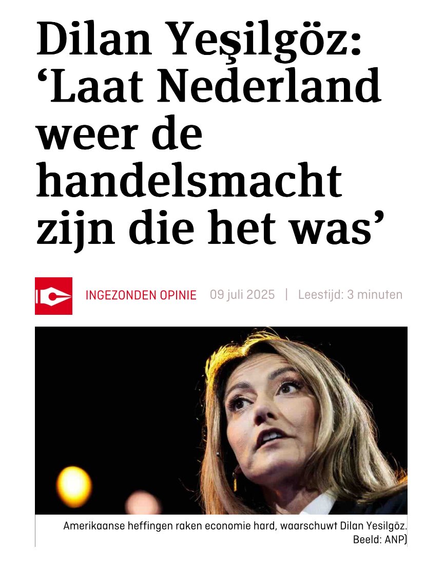 Yeşilgöz verlangt terug naar de tijden van de VOC en WIC. Niet eens zo lang geleden waren zulke extremistisch-racistische uitspraken voorbehouden aan uitschot als FVD.

Nu springt ook regeringspartij VVD op de bandwagon van verheerlijking van het gruwelijke koloniale verleden.
