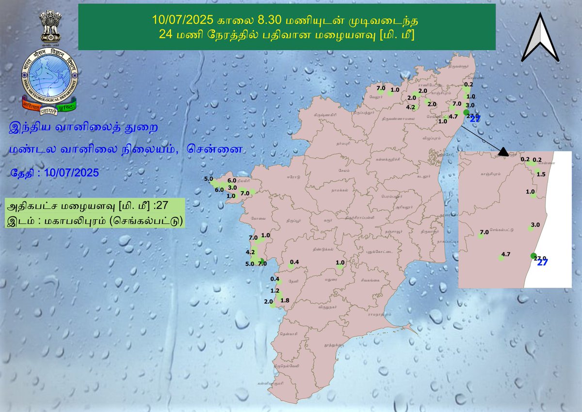 IMD-Tamilnadu Weather (@chennairmc) on Twitter photo 