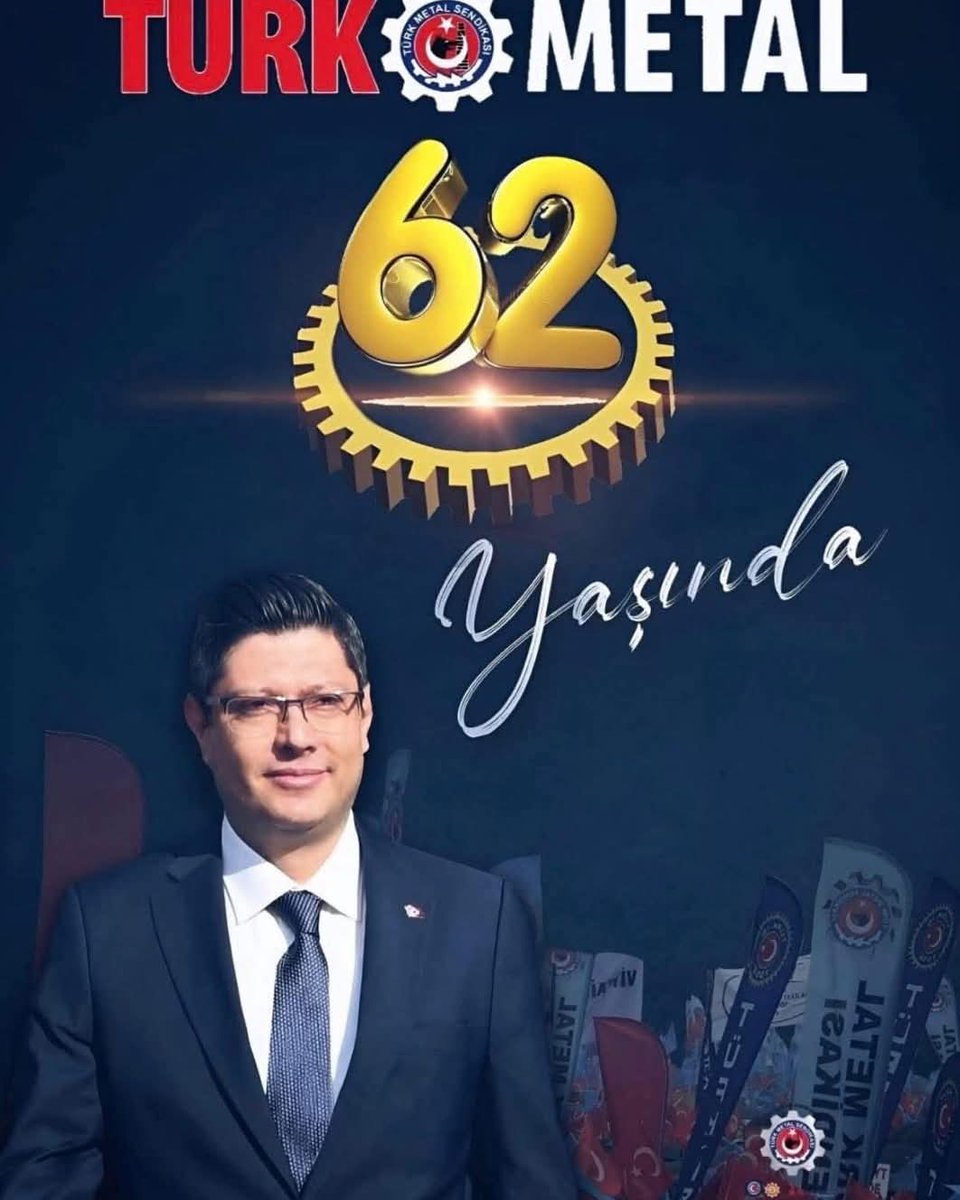 Türkiye İşçi Sınıfının Yıkılmaz Kalesi,Güçlü Türk Metal 62 Yaşında.Metal işçisinin ve Türkiye İşçi sınıfının Umudu TürkMetal Bilge Liderimiz Uysal Altundağın önderliğinde Her geçen gün daha da büyüyor.
#İyikiDoğdunTürkMetal
#GüçlüTürkMetal
#LiderimizUysalAltundağ