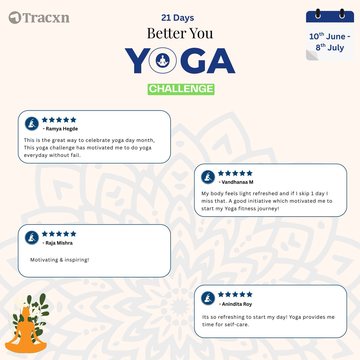 Tracxn (@tracxn) on Twitter photo ๐ณ๐๐บ๐ผ๐๐ ๐๐๐๐ ๐ผ๐๐๐ผ๐
๐๐ฝ๐พ๐ฝ ๐๐๐พ ๐ฎ๐ญ-๐๐ฎ๐ โ๐๐ฒ๐๐๐ฒ๐ฟ ๐ฌ๐ผ๐โ ๐ฌ๐ผ๐ด๐ฎ ๐๐ต๐ฎ๐น๐น๐ฒ๐ป๐ด๐ฒ ๐๐ ๐ผ๐พ๐
๐พ๐ป๐๐บ๐๐พ ๐๐๐พ ๐๐๐๐๐๐ ๐๐ฟ ๐จ๐๐๐พ๐๐๐บ๐๐๐๐๐บ๐
๐ธ๐๐๐บ ๐ฃ๐บ๐.
#LifeAtTracxn #21DayYogaChallenge #InternationalYogaDay ๐ณ๐๐บ๐ผ๐๐ ๐๐๐๐ ๐ผ๐๐๐ผ๐
๐๐ฝ๐พ๐ฝ ๐๐๐พ ๐ฎ๐ญ-๐๐ฎ๐ โ๐๐ฒ๐๐๐ฒ๐ฟ ๐ฌ๐ผ๐โ ๐ฌ๐ผ๐ด๐ฎ ๐๐ต๐ฎ๐น๐น๐ฒ๐ป๐ด๐ฒ ๐๐ ๐ผ๐พ๐
๐พ๐ป๐๐บ๐๐พ ๐๐๐พ ๐๐๐๐๐๐ ๐๐ฟ ๐จ๐๐๐พ๐๐๐บ๐๐๐๐๐บ๐
๐ธ๐๐๐บ ๐ฃ๐บ๐.
#LifeAtTracxn #21DayYogaChallenge #InternationalYogaDay