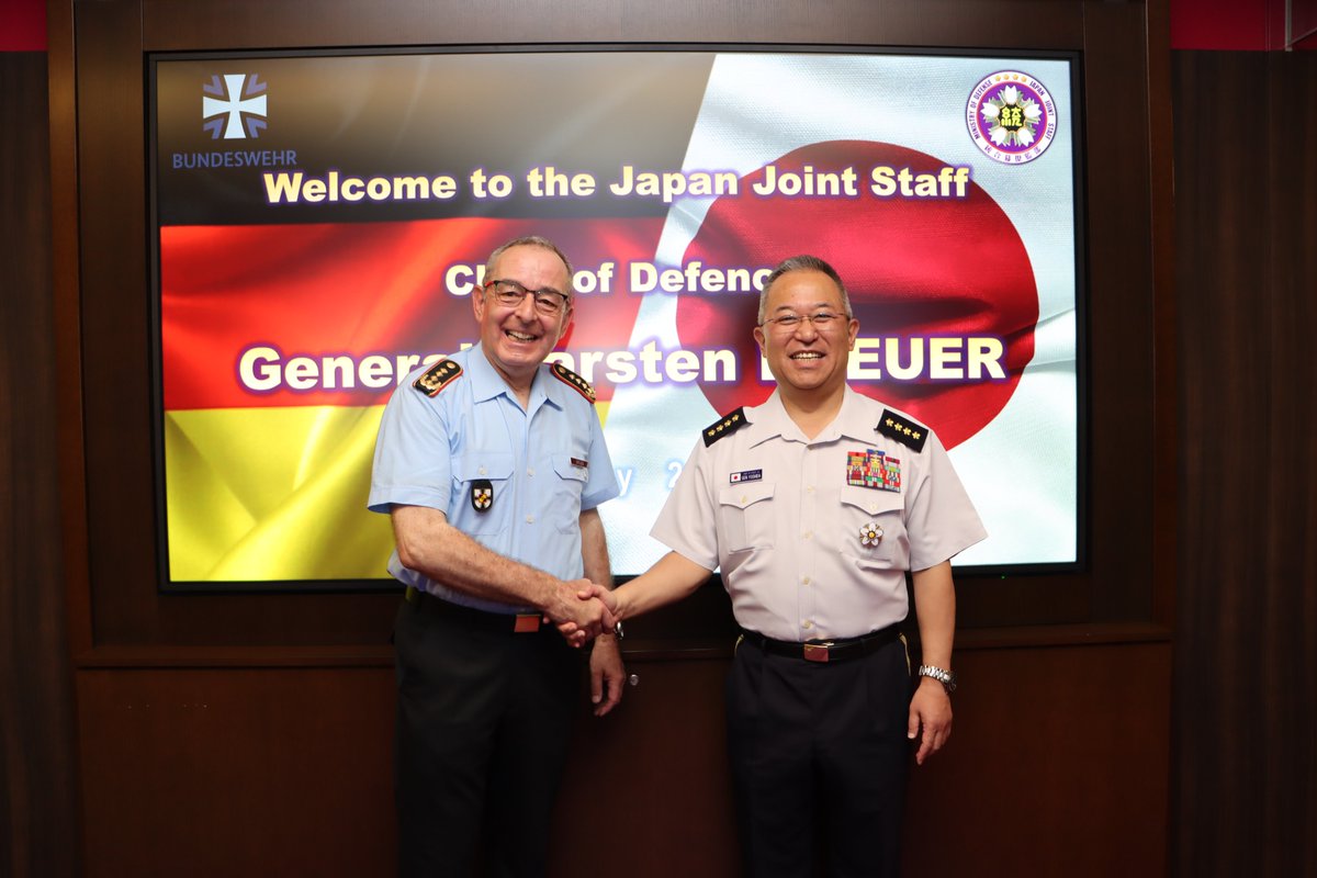 ＢＷ/ドイツ連邦軍＊海軍指揮幕僚監部額（実物） 7月5日から8日にかけて、#吉田圭秀統合幕僚長 はドイツ連邦軍総監