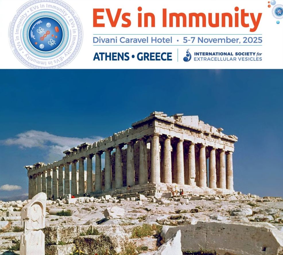 ISEV (@isevorg) on Twitter photo ⏰ Less than one month to submit your abstract to the EVs in Immunity Workshop!
📝 Abstract submission and registration: isev.org/evs-in-immunity
<a href="/EditBuzas/">Edit Buzas</a> <a href="/hps2002/">Hector Peinado</a> <a href="/nadhillon/">Navneet Dhillon</a> @lenassimetka <a href="/dogranavneet/">Navneet Dogra</a> ⏰ Less than one month to submit your abstract to the EVs in Immunity Workshop!
📝 Abstract submission and registration: isev.org/evs-in-immunity
<a href="/EditBuzas/">Edit Buzas</a> <a href="/hps2002/">Hector Peinado</a> <a href="/nadhillon/">Navneet Dhillon</a> @lenassimetka <a href="/dogranavneet/">Navneet Dogra</a>
