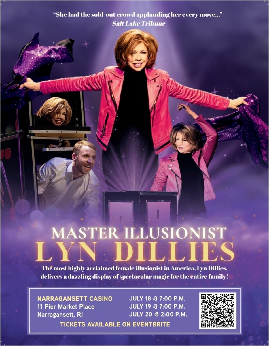 LynDillies's tweet photo. We could all use some MAGIC these days...and Lyn wants to share her MAGIC with you at the Narragansett Casino! 
#narragansett #rhodeisland #thingstodo @Narragansett_RI @Wakefield_RI @Gansett_SKPatch https://t.co/F8to4XPAzC