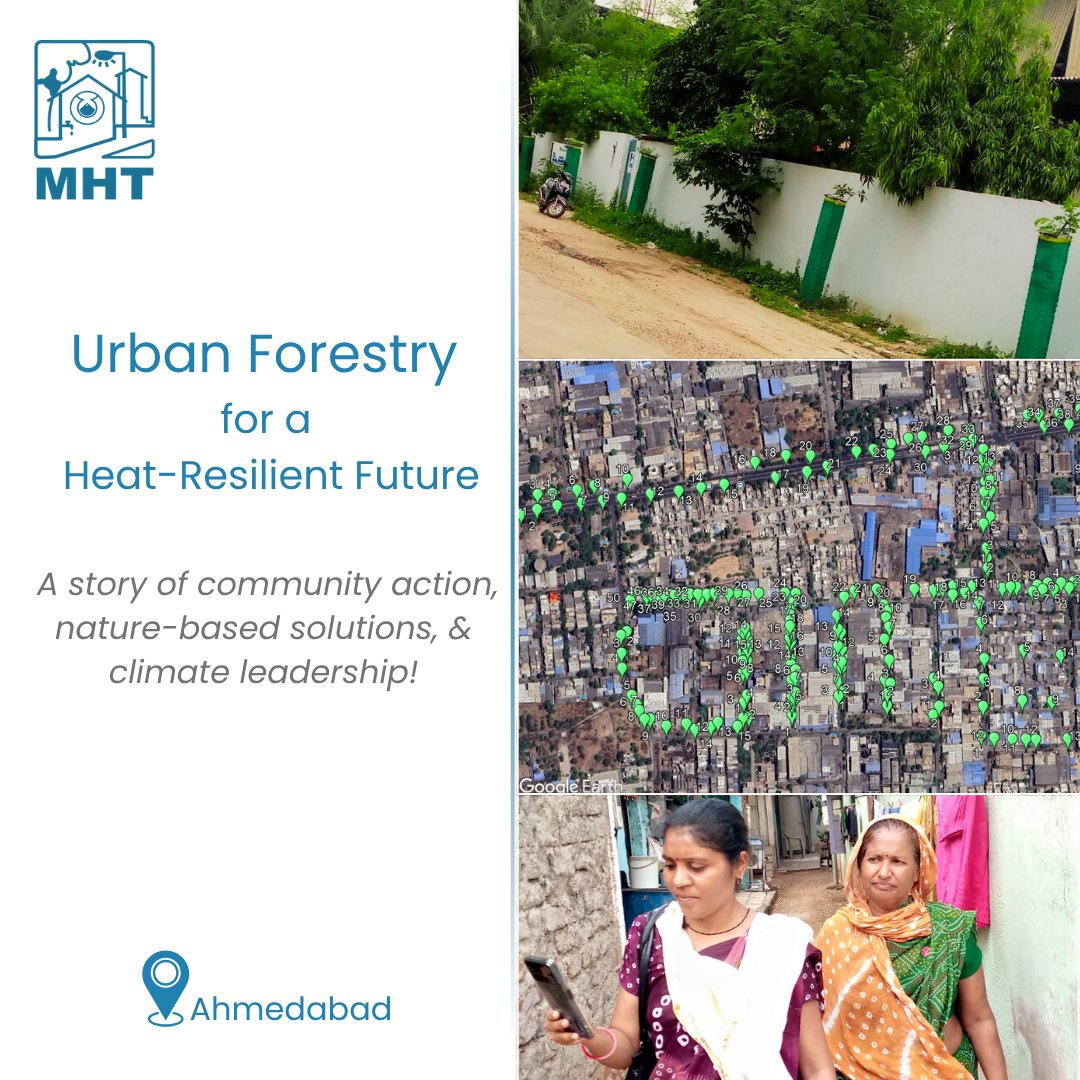 #UrbanForestry
Odhav, a dense industrial area in #Ahmedabad, has long battled rising temperatures and shrinking green spaces. But when women lead, transformation begins!

At a recent ward committee meeting, local women leaders from Community Action Groups (CAGs) and Vikasinis,