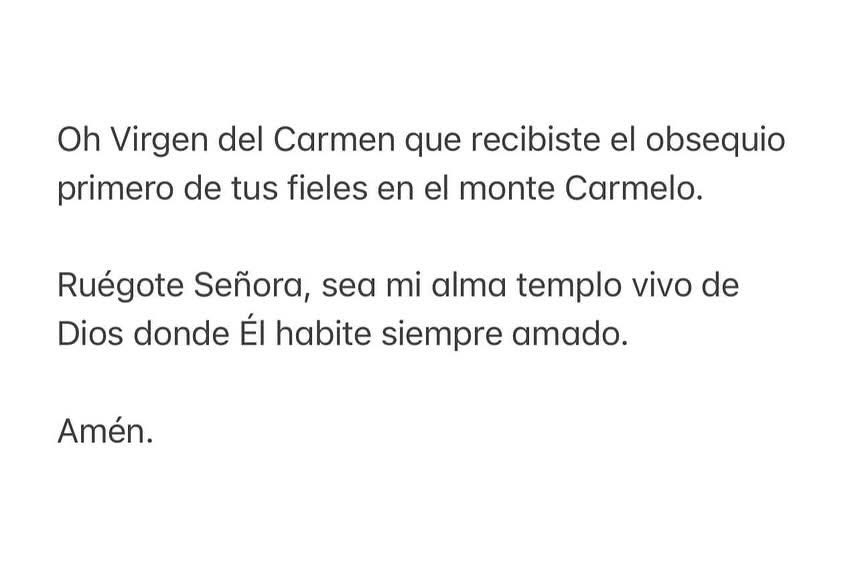 Carmen de Extramuros (@cadc_extramuros) on Twitter photo #JulioCarmelita25 | Solemne Novena a nuestra Amantísima Titular la Emperatriz de los Cielos Ntra. Señora del Carmen de Extramuros.
♦️Día Tercero
#carmendeextramuros #JulioCarmelita25 | Solemne Novena a nuestra Amantísima Titular la Emperatriz de los Cielos Ntra. Señora del Carmen de Extramuros.
♦️Día Tercero
#carmendeextramuros