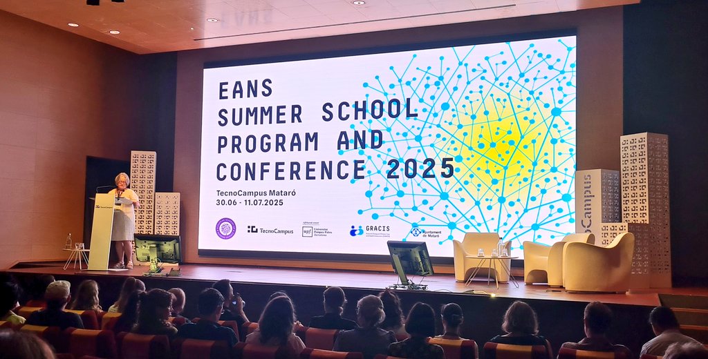 🌅 Good morning from Day 2 of #eans25tecnocampus!
The day opens with <a href="/EANS_Nursing/">EANS</a> chairs Prof. Mette S. Ludvigsen &amp; Assoc. Prof. Ana Pérez-Perdomo welcoming us to another inspiring programme focused on #MentalHealth, #Wellbeing and #NursingScience