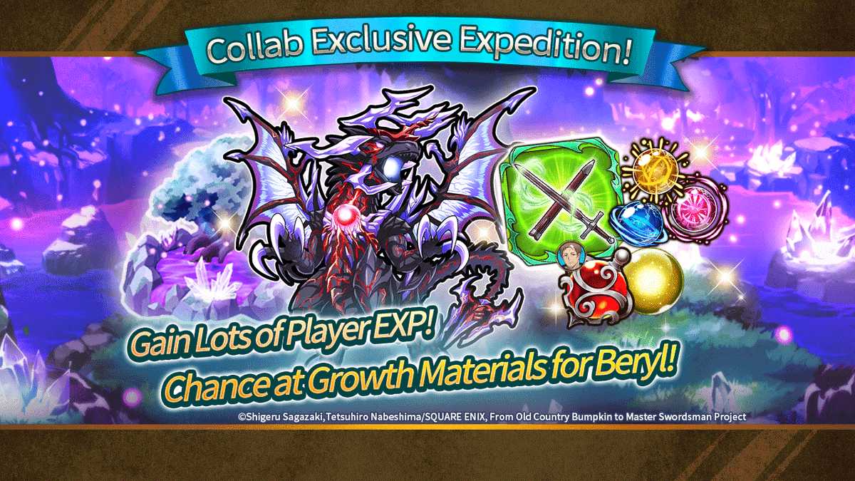 vconnect_en's tweet image. Collab Ends 7/31 15:00 UTC!
Did you enjoy the From Old Country Bumpkin to Master Swordsman collab?
Play the events and get collab-exclusive rewards while you still can!
#ValkyrieConnect
#bumpkin_anime