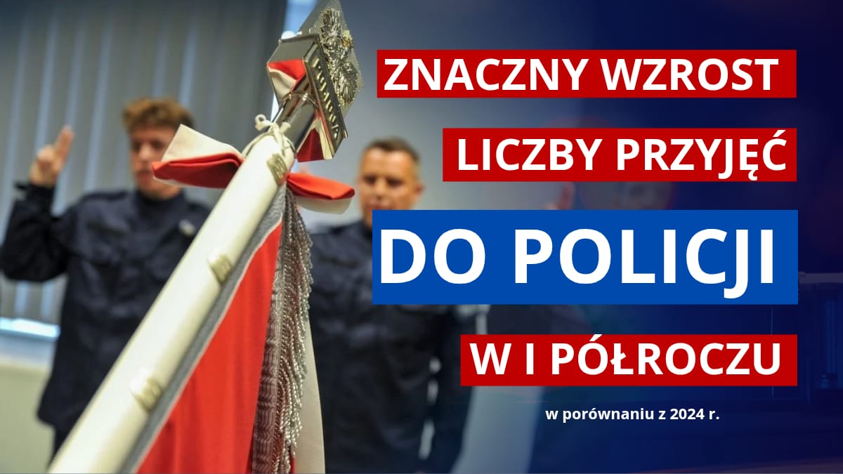 Polska Policja 🇵🇱 (@polskapolicja) on Twitter photo ✅️ W pierwszej połowie 2025 roku obserwujemy wyraźny wzrost zainteresowania służbą w Policji.
✅️ Od stycznia do 8 lipca br. szeregi <a href="/PolskaPolicja/">Polska Policja 🇵🇱</a> zasiliły 3 562 osoby, a w analogicznym okresie 2024 roku było to 2 593 osoby.
✅️ W tym samym okresie odnotowaliśmy znaczący ✅️ W pierwszej połowie 2025 roku obserwujemy wyraźny wzrost zainteresowania służbą w Policji.
✅️ Od stycznia do 8 lipca br. szeregi <a href="/PolskaPolicja/">Polska Policja 🇵🇱</a> zasiliły 3 562 osoby, a w analogicznym okresie 2024 roku było to 2 593 osoby.
✅️ W tym samym okresie odnotowaliśmy znaczący
