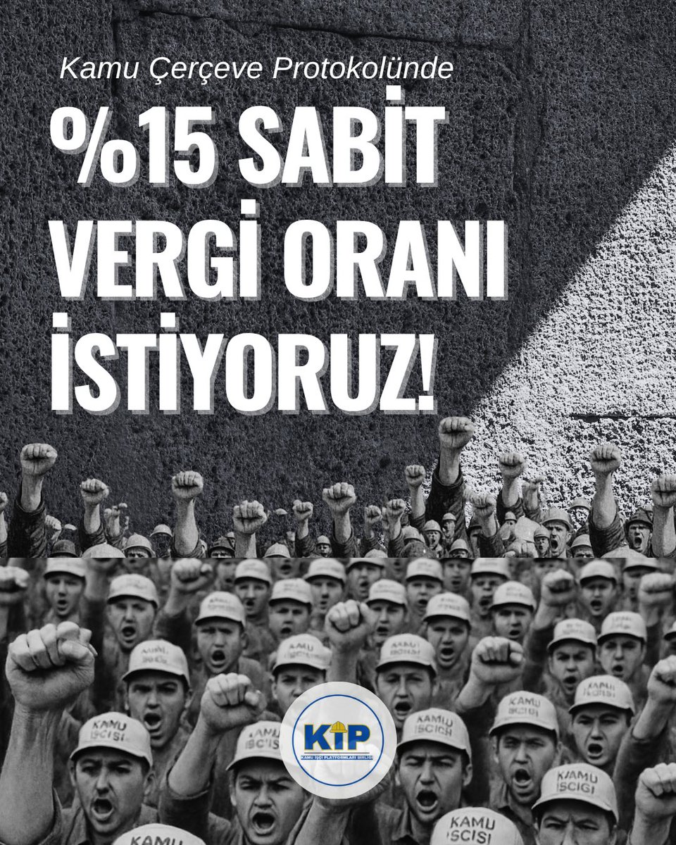 ✊ KAMU İŞÇİSİ HAKKINI İSTİYOR!

Kamu Çerçeve Protokolü’nde taleplerimiz net:
%15 SABİT VERGİ ORANI istiyoruz!
Alın terimizin vergisi düşsün, geçim yükümüz hafiflesin.

Vergide adalet olmadan gelirde adalet olmaz!

KÇPden TAVİZyok
<a href="/turkiskonf/">TÜRK-İŞ</a> <a href="/hakiskonf/">HAKİŞ KONFEDERASYONU</a> <a href="/isikhanvedat/">Prof. Dr. Vedat Işıkhan</a> <a href="/memetsimsek/">Mehmet Simsek</a>