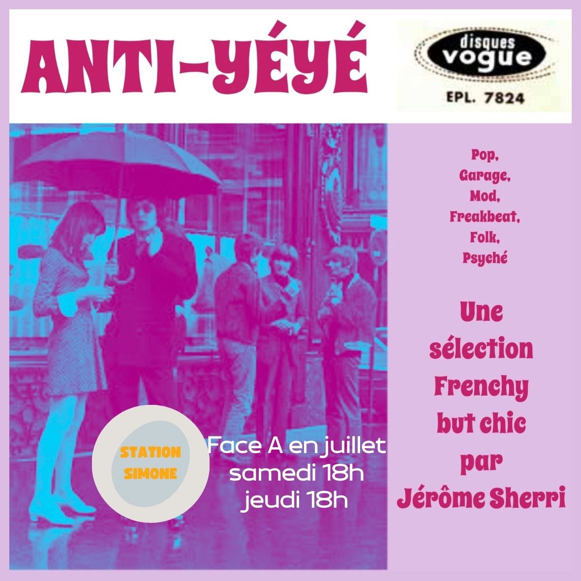 Inédit cet été #AntiYéyé 
<a href="/StationSimone4U/">Station Simone Webtransistor</a> <a href="/StationSimone/">Station Simone</a> <a href="/gotglink/">Sherri Berri</a> 
<a href="/thierrychanu/">Thierry Le Chat</a> <a href="/millanvoyejmarc/">J2M</a> <a href="/c_vollaire/">Catherine Vollaire</a>
<a href="/TweetMaman/">Tweet Maman</a> <a href="/Albusae/">Alex</a> <a href="/morgane_muse/">Morgane_muse</a>
<a href="/SoBusyDear/">Kitty Parker</a> <a href="/AuxComtesse/">la comtesse aux pieds nus</a> <a href="/philippepoustis/">Philippe Poustis 🇺🇦🇦🇲</a>
<a href="/etienne_sevin/">Etienne Sévin</a> <a href="/RemiFauconnier/">Rémi Fauconnier</a> <a href="/MarionFaceB/">Marion FaceB</a> <a href="/MyFaceWhenOo/">Charly</a> <a href="/chrismen67/">Tournesol en viande</a> <a href="/JulieJulieL/">Julie L.</a> &amp;co