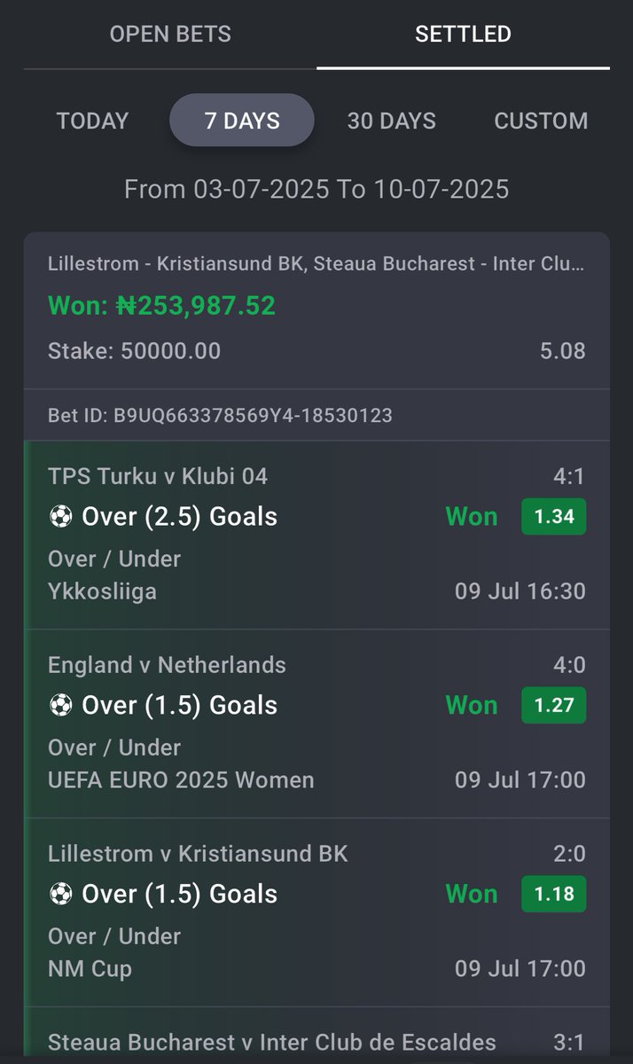 BOOOOOOOOOOOM!!!!! 5
ODDS WON ON BET9JA DAILY INVESTMENT TIPS!!!!!✅✅✅✅✅✅✅✅✅✅✅✅✅✅✅✅✅✅
😍😍😍😍😍😍😍😍

DONT MISS TODAYS TIPS!!!!
