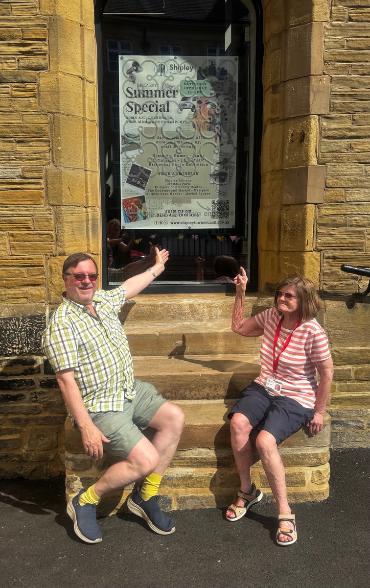 ShipleyTC's tweet image. The Shipley Summer Special event is this Saturday, 11am-4pm! Head down to Shipley town centre where they'll be lots of free activities taking part in various locations, inc: Crowgill Park, the Kirkgate Centre, Town Hall, The Underground Market, HIVE, the Library, Saville Car Park
