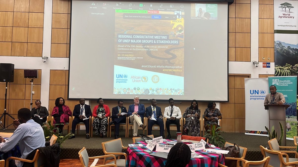 UN Environment Programme in Africa (@unep_africa) on Twitter photo The Regional Consultation officially begins today.
As #2025RCMAfrica opens, UNEP Africa Regional Director <a href="/RoseMwebaza/">Dr. RMwebaza</a> reminded us:
The AMCEN we want is not built behind closed doors.
It starts here — with voices from across the continent, working together to shape Africa’s The Regional Consultation officially begins today.
As #2025RCMAfrica opens, UNEP Africa Regional Director <a href="/RoseMwebaza/">Dr. RMwebaza</a> reminded us:
The AMCEN we want is not built behind closed doors.
It starts here — with voices from across the continent, working together to shape Africa’s