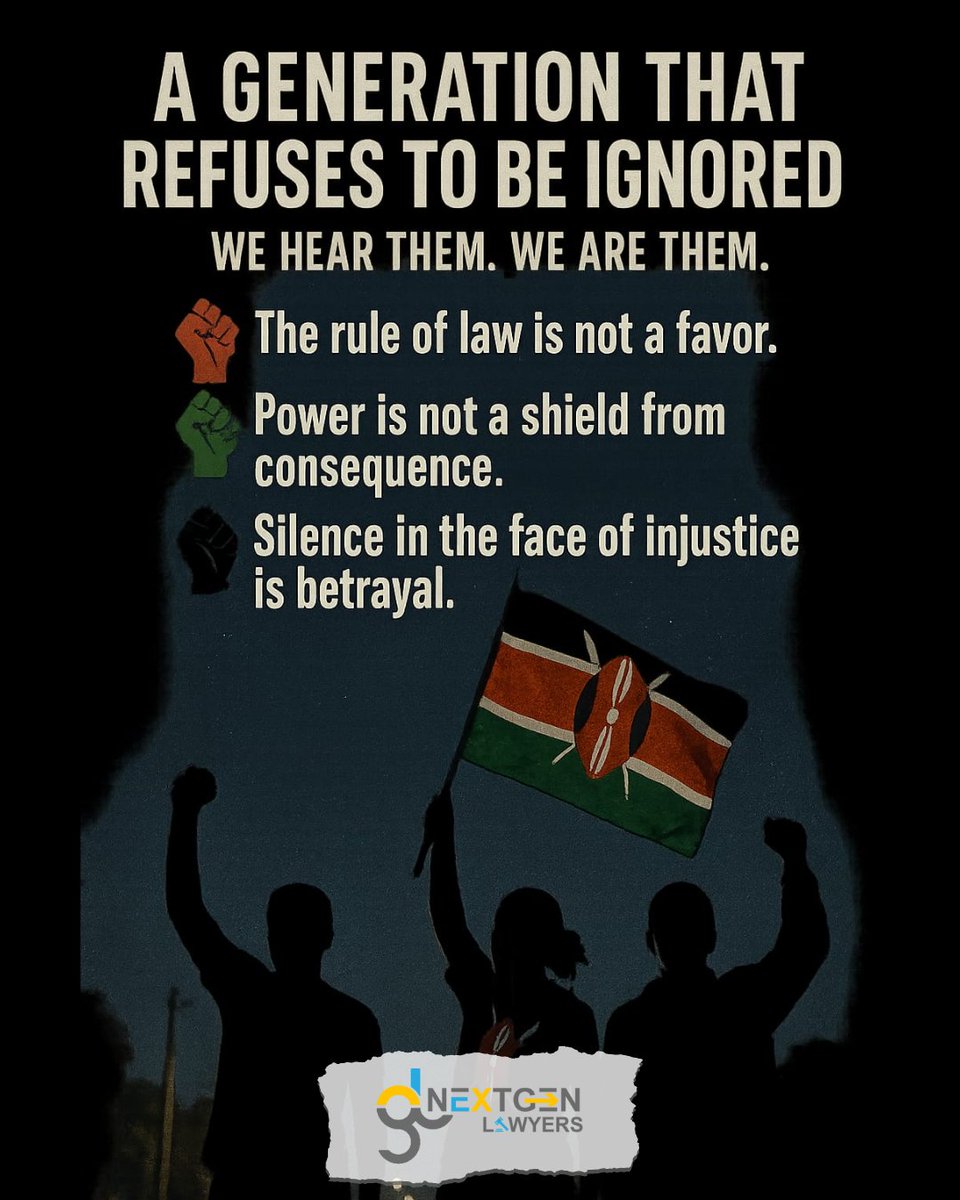 The voices on our streets reflect a generation that refuses to be ignored. We echo their call: The rule of law must not be bent by privilege or silenced by fear. All power must be held to account. And where it is abused, there must be consequences.

#ConfrontingLegalBarriers