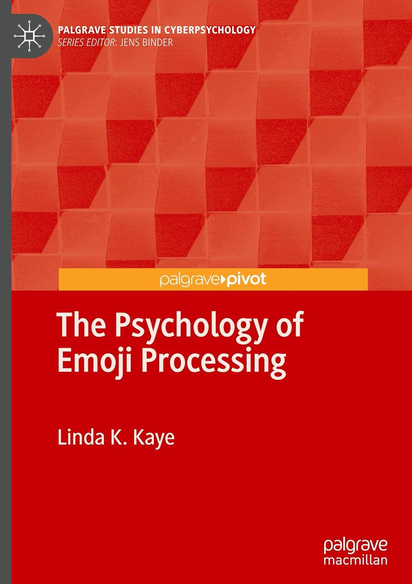 PalgravePsych's tweet image. "An inspiration to aspiring psychologists and will be an asset to trainee cyberpsychologists pursuing research interests in this fascinating field of cyberpsychology" - a new review of @LindaKKaye's book The Psychology of Emoji Processing out in Psychology Teaching Review 👏