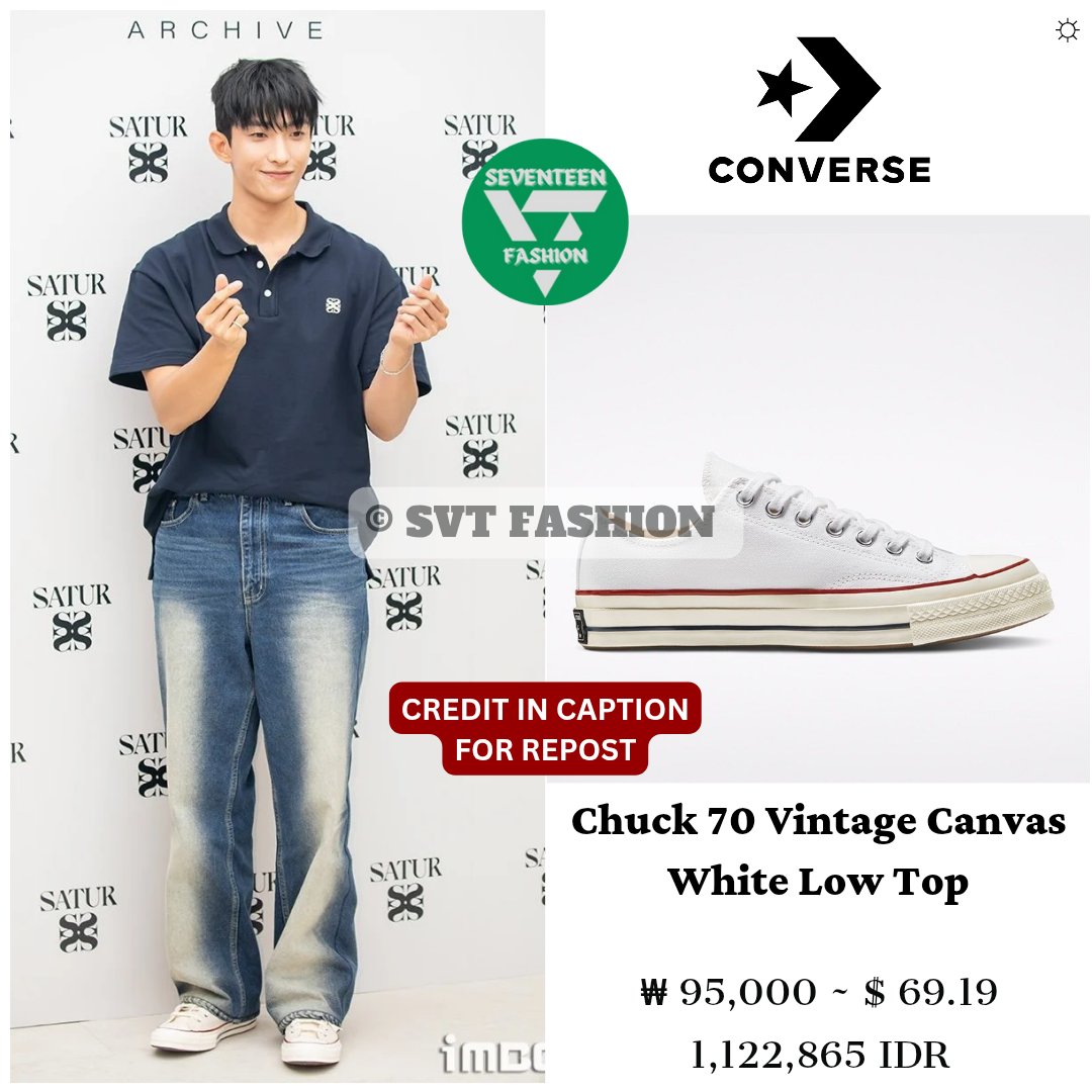 Seventeen Fashion (세븐틴 패션) -fan account- (@svt_fashion3) on Twitter photo DK style in Satur Archive Flagship Store Opening Event (250710)
1. Satur Pants
2. Satur Polo Shirt
3. Converse Shoes
Photo by iMBC
#17DK_Fashion #セブチ #SEVENTEEN #세븐틴 #DK #도겸 #ドギョム #도겸패션 #세븐틴패션 <a href="/pledis_17/">세븐틴(SEVENTEEN)</a> <a href="/pledis_17jp/">SEVENTEEN Japan</a> DK style in Satur Archive Flagship Store Opening Event (250710)
1. Satur Pants
2. Satur Polo Shirt
3. Converse Shoes
Photo by iMBC
#17DK_Fashion #セブチ #SEVENTEEN #세븐틴 #DK #도겸 #ドギョム #도겸패션 #세븐틴패션 <a href="/pledis_17/">세븐틴(SEVENTEEN)</a> <a href="/pledis_17jp/">SEVENTEEN Japan</a>