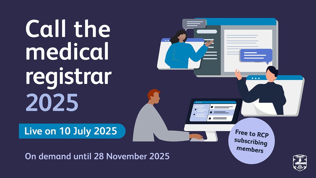 RCPhysicians's tweet image. We can't wait to welcome our online delegates to this year's Call the medical registrar conference.
If you're in attendance, join the conversation using #Callthemedreg – we love to hear about your experiences!
Watch on demand until 28 November: ow.ly/9lu950Wm9vJ