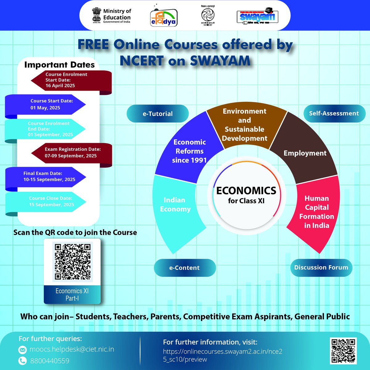 CIET-NCERT (@ciet_ncert) on Twitter photo Discover how policies and reforms affect economic growth by delving into the manufacturing, services, & agriculture sectors.
Join the course - onlinecourses.swayam2.ac.in/nce25_sc10/preтАж
For more information visit ciet.ncert.gov.in/initiative/mooтАж
#Economics #LanguageMagic #StorytellingJourney #NCERT Discover how policies and reforms affect economic growth by delving into the manufacturing, services, & agriculture sectors.
Join the course - onlinecourses.swayam2.ac.in/nce25_sc10/preтАж
For more information visit ciet.ncert.gov.in/initiative/mooтАж
#Economics #LanguageMagic #StorytellingJourney #NCERT