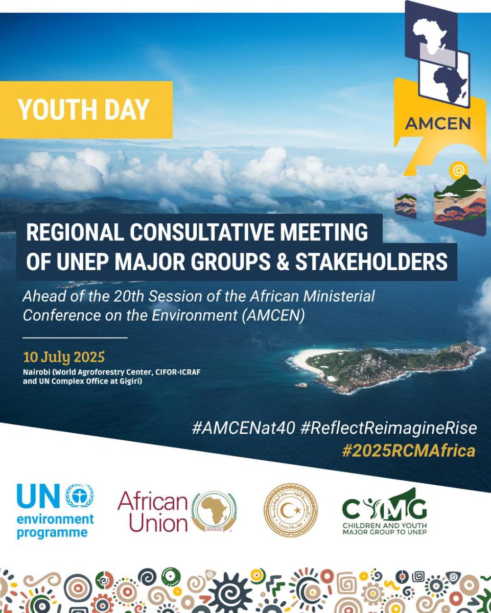 "Africa rising is not a cliche, we know the value of taking a step at a time" 

Dr <a href="/RoseMwebaza/">Dr. RMwebaza</a> 
Director of UNEP'S Regional Office for Africa. 

<a href="/UNEP/">UN Environment Programme</a> <a href="/cymgunep/">Children & Youth Major Group to UNEP</a> <a href="/CIFOR_ICRAF/">CIFOR-ICRAF</a>
#AMCENat40 #ReflectReimagineRise #2025RCMAfrica #AMCENat40