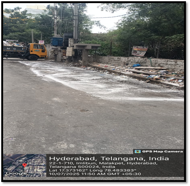Dear Citizen, 
Thank you for reaching out to us,We understand that this matter is important to you and we sincerely regret any inconvenience caused. Our team has thoroughly reviewed your complaint and we would like to update you on the action taken
<a href="/GHMCOnline/">GHMC</a>
<a href="/Eenadu_Newspapr/">Eenadu</a>