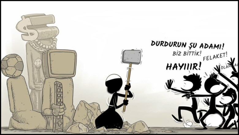 Hzrslr's tweet photo. Modern Putperestlik!

Para: Hayattaki tek ölçü olarak görülmesi.
İdeoloji: Eleştiriye kapalı, sorgusuz sadakat.
Şöhret: Her şeyin sosyal medya beğenisiyle ölçülmesi.
Kariyer: Ahlaki değerleri hiçe sayarak yükselme arzusu.

Gerçek özgürlük, neye taptığını fark etmekle başlar. https://t.co/k3eOfI94bP