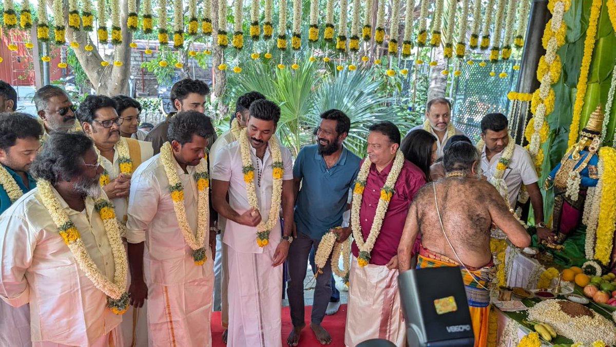 #Vetrimaaran as #D54 pooja

#Dhanush