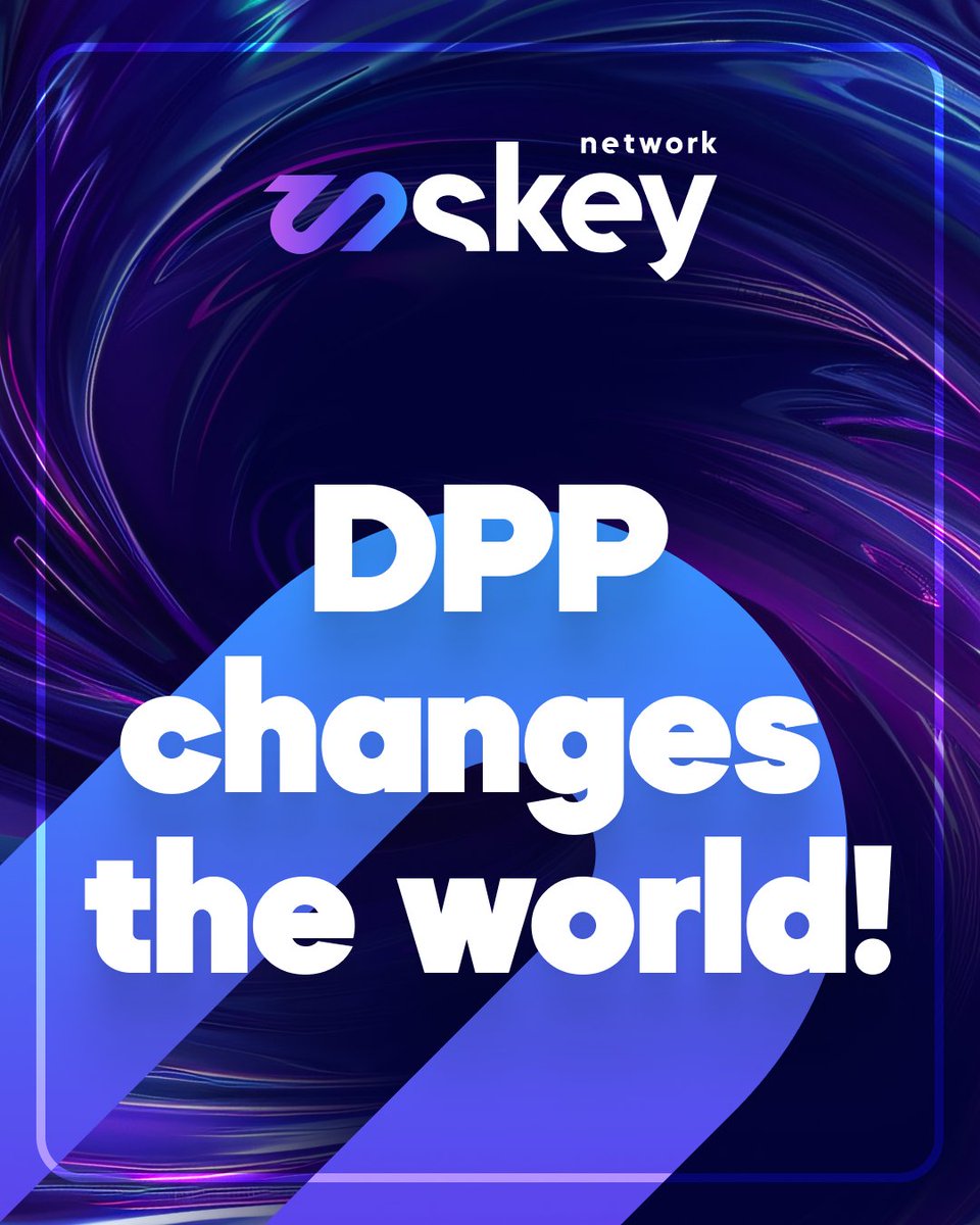 DPP could be one of the biggest breakthroughs for blockchain!

At SkeyNetwork, we see hundreds of millions of products on the chain with digital product passports. 🇪🇺

✅ SkeyDPP 2.0? Done.
✅ A scalable, real-world DPP.

Now we are building a platform for the mass production of
