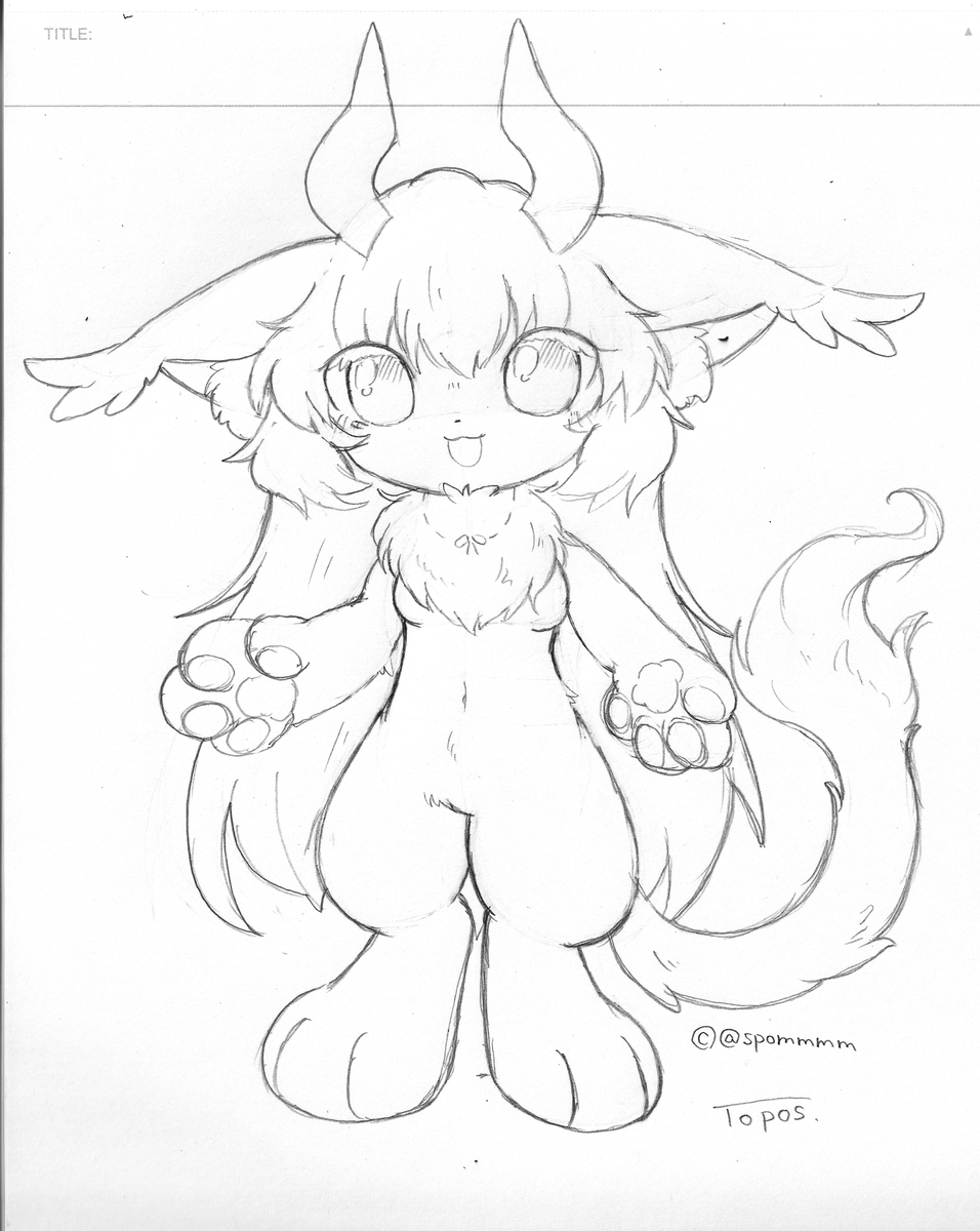 <a href="/spommmm/">ぺみ🐾</a> 自分もぺみにゃんの子の中では一番好きだし、真っ白な体とかしっかりとしたケモ足とかもう見事なまでに癖に刺さってる……（
そして急に描きたくなったのでらくがきました😇✨