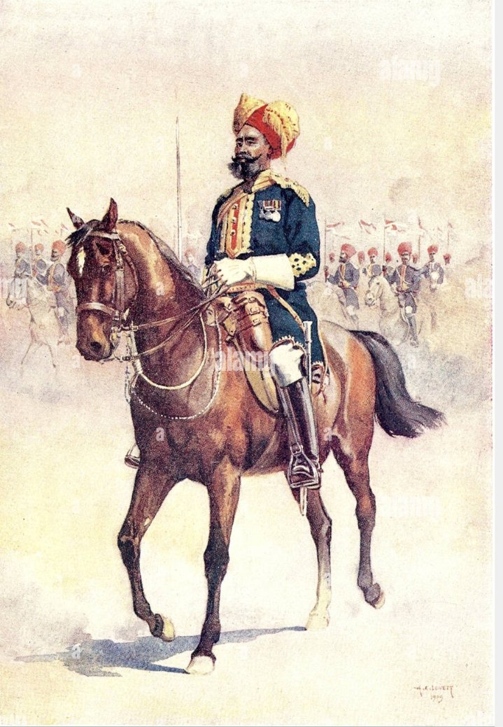 Jattporos_'s tweet image. Risaldar Major Ram Ji Lal Jat of 14th Murray's Jat Lancers circa 1909
#Jat #jatt #Jatregiment