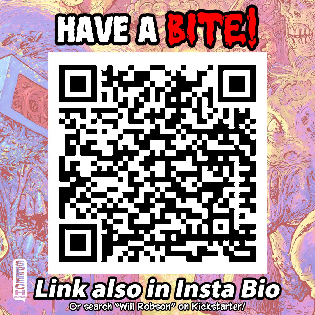 robsonink's tweet image. I NEED YOUR HELP!
I’m only one backer away from hitting today’s goal of 90 BACKERS for my latest kickstarter. Will YOU be the 90th?!
Scan the QR code to head to the campaign or search “Will Robson” on Kickstarter. Link also pinned tweet on my profile!