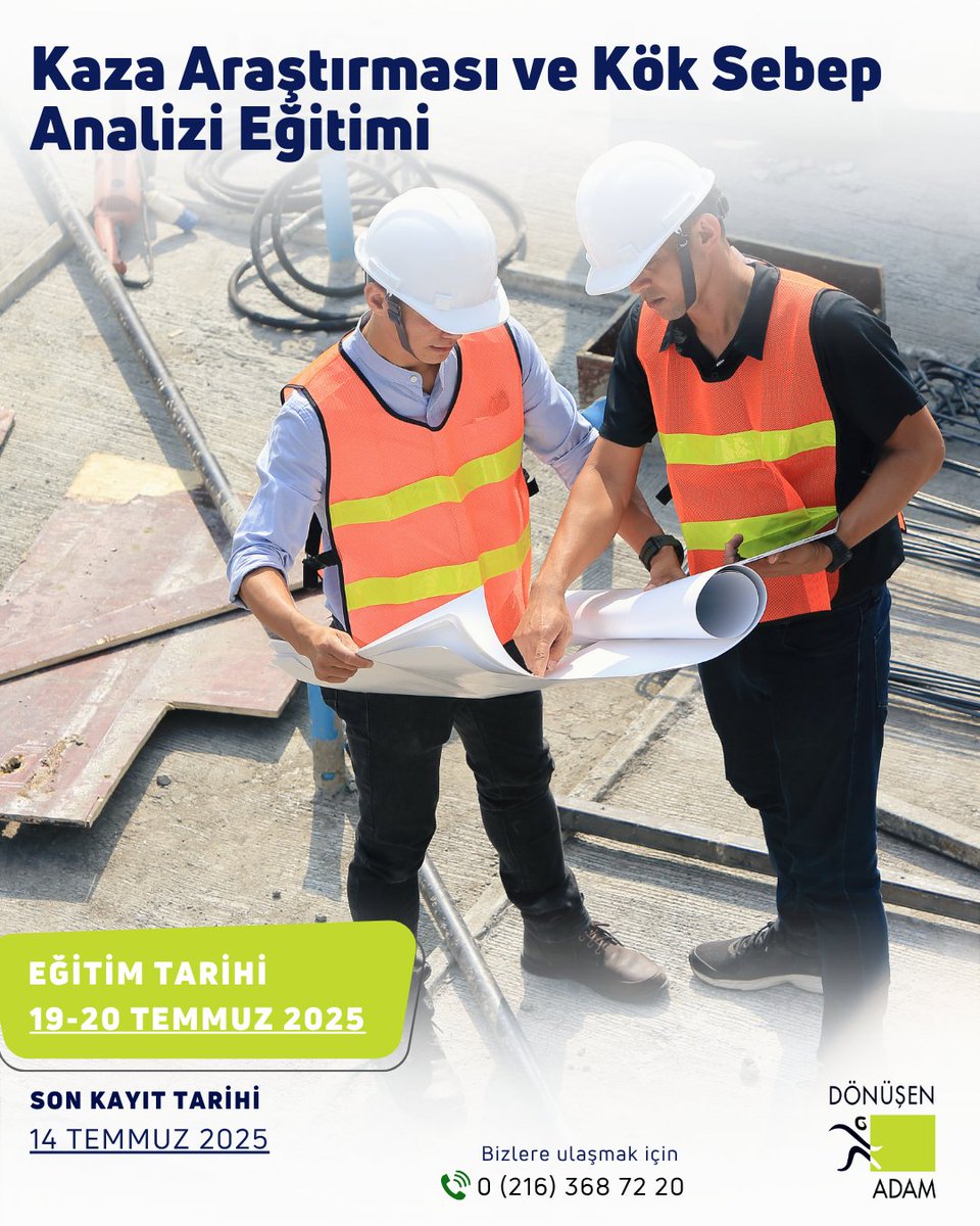 19–20 Temmuz 2025’teki eğitimimiz için 14 Temmuz tarihine kadar kayıt yaptırmayı unutmayın.