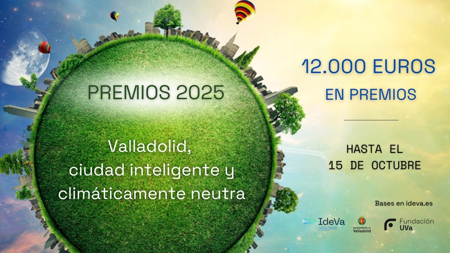 Fundacion_UVa's tweet image. 🧑🎓Deja los deberes hechos antes de tus vacaciones‼️
Presenta tu TFG o TFM a los IV Premios 'Valladolid, ciudad inteligente y climáticamente neutra' que convocamos con @AyuntamientoVLL
💰12.000 € en premios
📒Para trabajos cursos 2023-2024 y 2024-2025
ℹ️acortar.link/3vbfmC