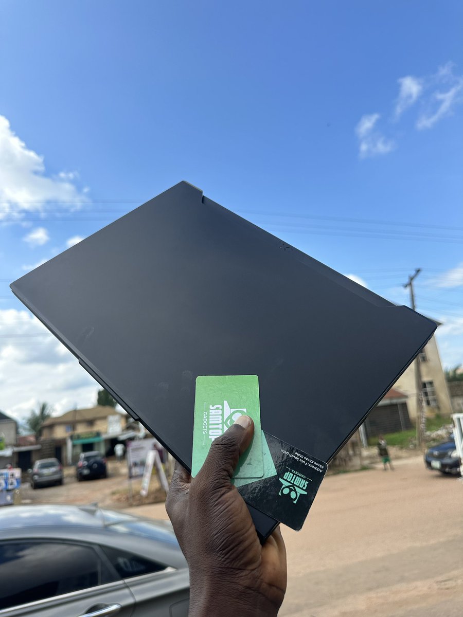 Thank you Anon for using us to get your new gaming PC 

ASUS TUF Dash F15
Intel core i7-12650H
16gb RAM 
512GB SSD 
Nvidia RTX 3060 6gb VRAM 
15 inches 144hz display 
Backlit keyboard 

Investment for endless possibilities 
₦1,750,000