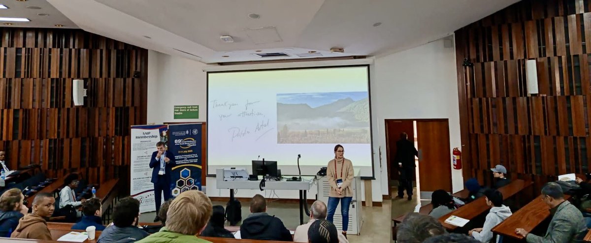 pablo_artal's tweet photo. Happy to give the plenary lecture at the 69 annual conference of the South African Institute of Physics  in Johannesburg 🇿🇦 
@WitsUniversity 

This reminds me our @RSEF_ESP bienal meeting!

@lo_um @UMU https://t.co/g59WbMd6vt