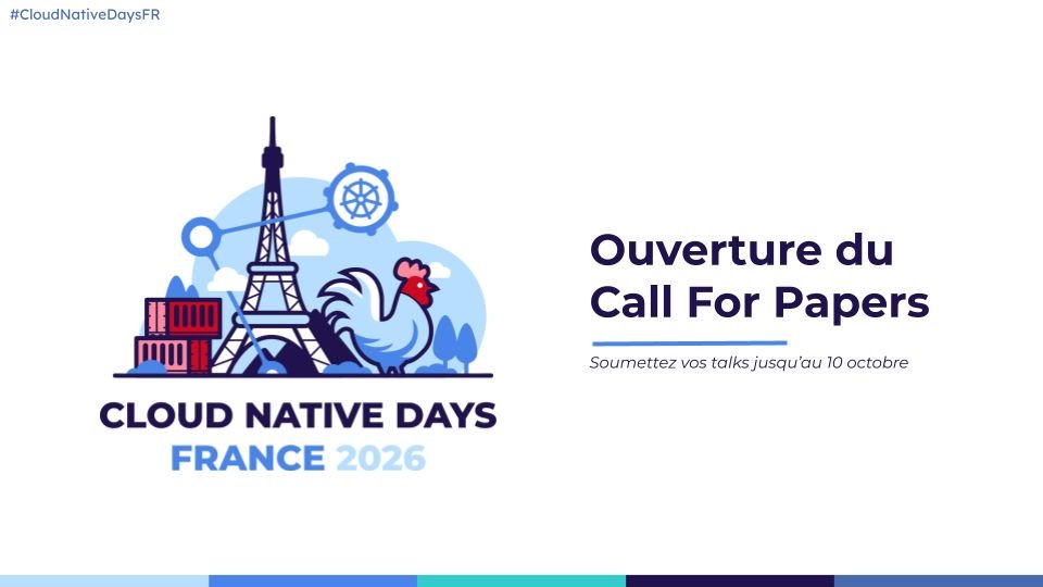 xinity's tweet image. bon on vous l'avait promis non ? ON l'a FAIT ! mais OUI ! @CNDFrance #CFP est ouvert !!!! GO GO GO GO !!!!
c'est par ici que ça se passe: cfp.cloudnativedays.fr/2026
venez partager vos experiences, vos competences #cloudnative on vous attend !
pour ne rater aucune new à propos de…