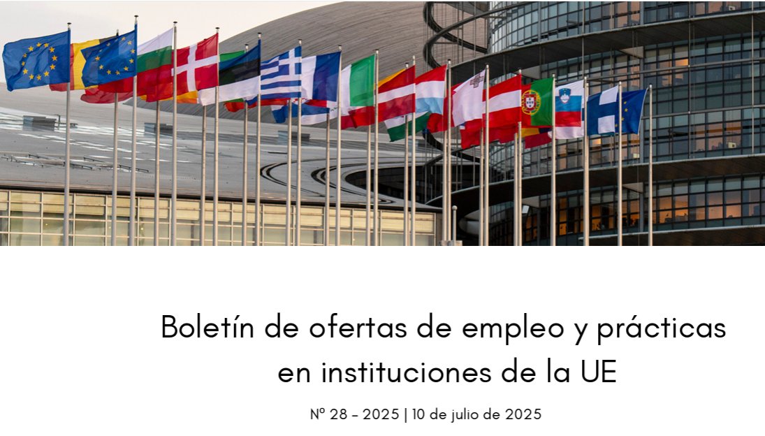 CSIF te informa del boletín de la Unión Europea con todas las ofertas de trabajo:
-Oposiciones
· Empleo como agente
· Empleo para personal directivo
· Empleo para personal académico
· Empleo en centros científicos
· #Prácticas para graduados universitarios
hablamosdeeuropa.es/es/SiteAssets/…