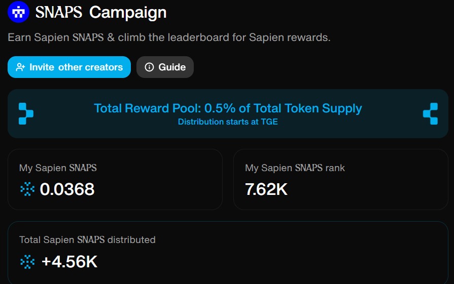 Henry__Montero's tweet image. Earned my first snap!
@JoinSapien is for EVERYONE!
@JoinSapien identity: "POWERING AI WITH HUMAN DATA"
